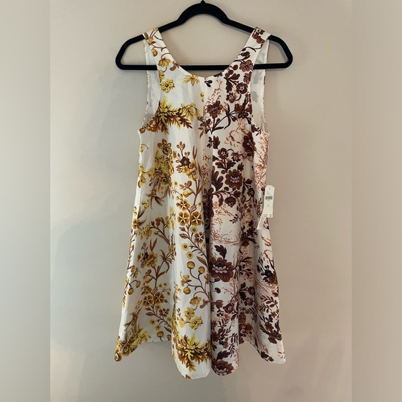 Anthropologie Maeve The Keiko Mini Dress Size XL Floral Dress - Picture 2 of 8